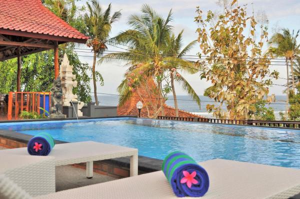 Surya Chandra Beach Bungalows, Rezervovat Rekreační vesnička Bali hotely s bazénem, Bazén