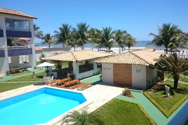 Triplex em Village - Frente ao Mar, Rezervovat Rekreační dům Hotely v Bahia s bazénem, Bazén