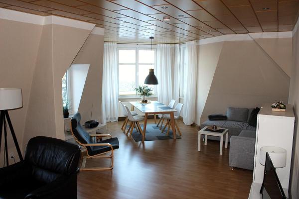 Villa Schlossblick I - Zeit zum Entspannen in exklusiver Ferienwohnung mit Panoramablick, Parkplatz, WLAN, Smart-TV, Rezervovat Apartmán Garz hotely s parkováním, Parkování