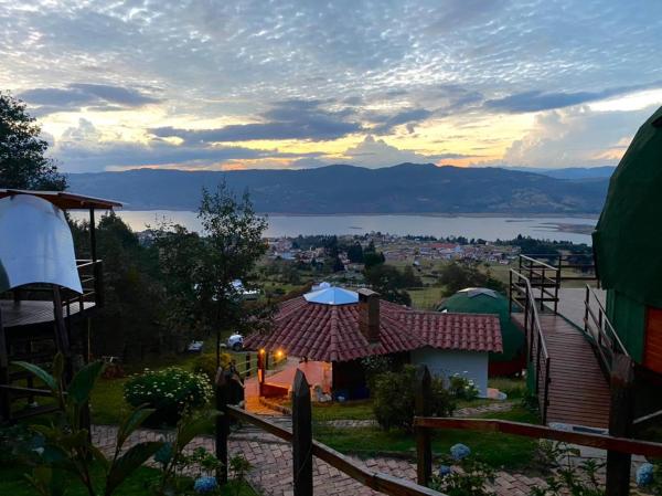 Glamping sede campestre Mirador de Pueblo Viejo, Rezervovat Kemp Guatavita Cundinamarca