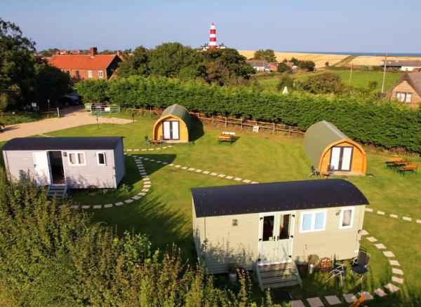 Lanterns Shepherds Huts & Glamping, Rezervovat Kemp Happisburgh The Broads