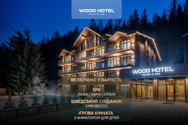 Wood Hotel Resort & SPA, Rezervovat Apartmánový hotel Hotely v Ivano-Frankivsk s bazénem, Bazén