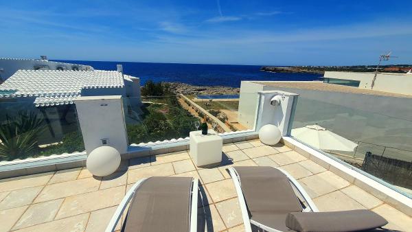 Binibeca Vell Luxury Villa, sea direct access, private pool, Rezervovat Vila Hotely v Binibeca s bazénem, Bazén