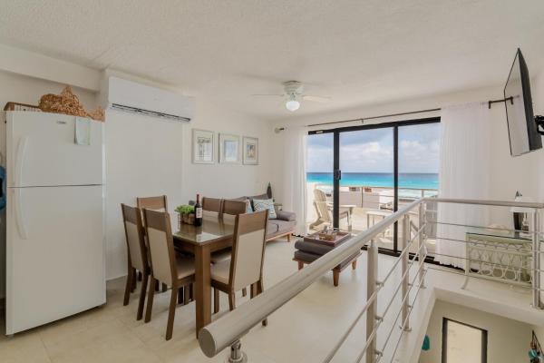Cancun Hotel Zone -2 BR Beachfront, Bright and Spacious, Rezervovat Apartmán Cancún Quintana Roo