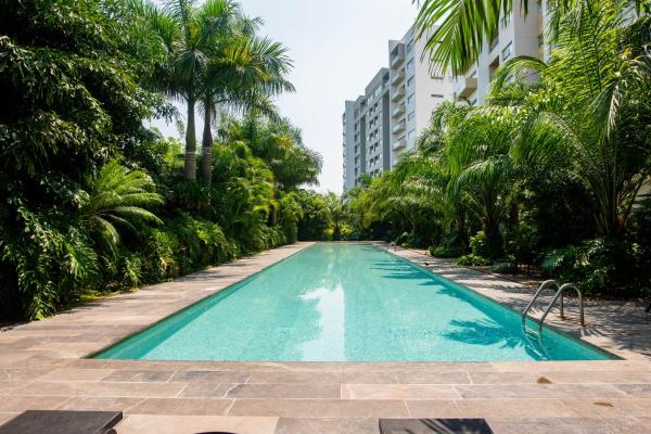 Deluxe and Unique 3BR Condo by The Harbor North of M Rida, Rezervovat Hotel Hotely v Yucatán s bazénem, Bazén