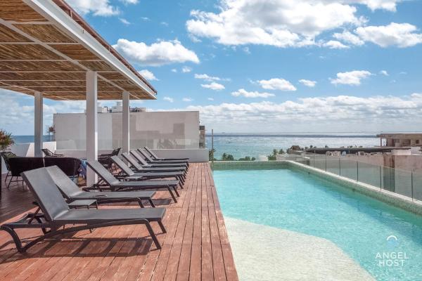 Oceanview Roof Pool I Fast WiFi I SmartTV Nr Beach, Rezervovat Rekreační dům Playa del Carmen Quintana Roo