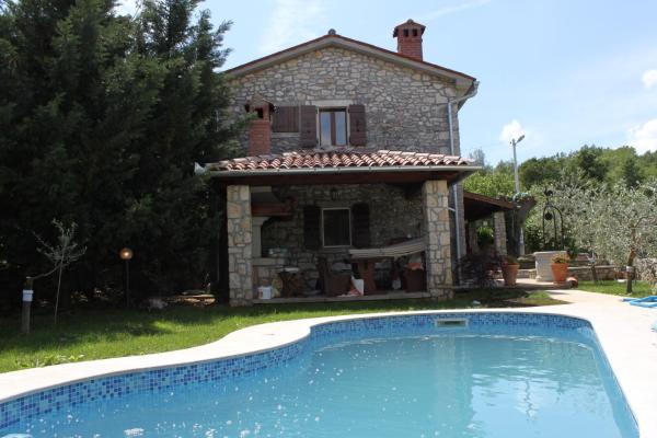 Holiday house with a swimming pool Krsan - Vlasici, Central Istria - Sredisnja Istra - 7686, Rezervovat Rekreační dům Kršan Central Istria
