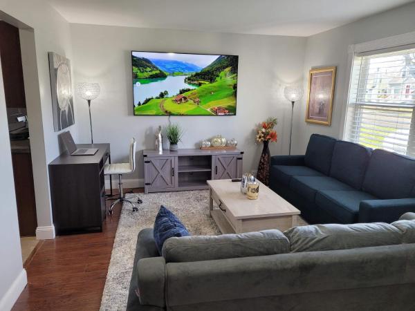 Nice house with private parking, king bed fenced yard, Rezervovat Rekreační dům West Seneca Buffalo