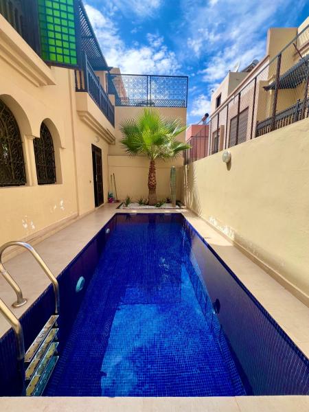 Villa Al Nour avec piscine, Rezervovat  Marrakech-Tensift-Haouz hotely s bazénem, Bazén