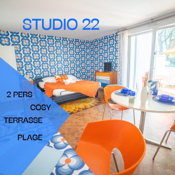 Studio 22-Clim-Wifi-Terrasse-Plage, Rezervovat  Levné hotely v Camargue