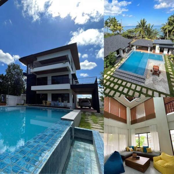 3 Storey Beachfront Villa with Pool by JCV, Rezervovat  Nasugbu 