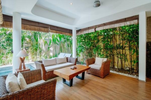 Cozy & Private 1 Bed Pool Villa in Trendy Umalas, Rezervovat  Badung hotely s bazénem, Bazén