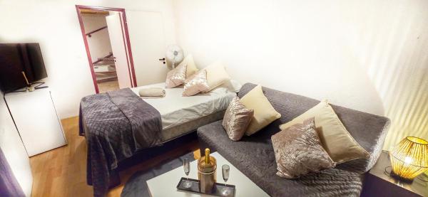 Au 26BIS 2 Appartements MONTREUX 1 Apartment niveau 0 et un autre appartement duplex niveau 1 et 2 15 minutes à pieds du centre de Montreux Lac Léman idéal pour balades en ville Montagne festivals Casino plages ski Fredy Mercury Marché de Noël, Rezervovat Apartmán Montreux Lavaux