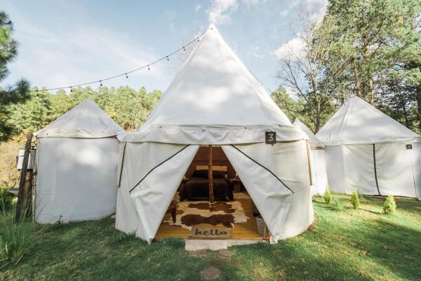 Exclusivo glamping en el bosque, Rezervovat Kemp Jalisco kempy, Kemp