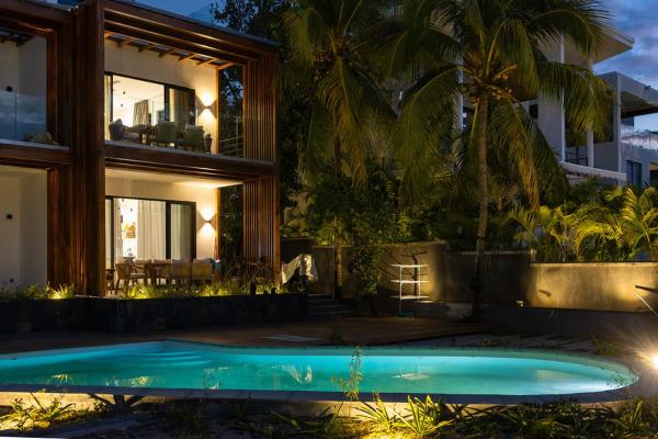 3 BR Beachfront & Self-Catering Apartment - Pointe aux Biches, Rezervovat Apartmán Pointe aux Biches Mauricius