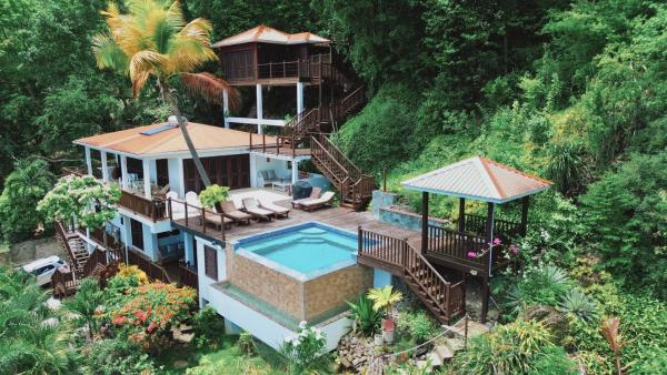 Moringa Villa Master Suite, Rezervovat  Soufrière St Lucia
