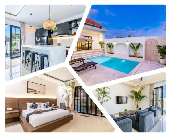 The R Villa Bratan - 3BR Serene Getaway in Canggu, Rezervovat  Badung hotely s bazénem, Bazén