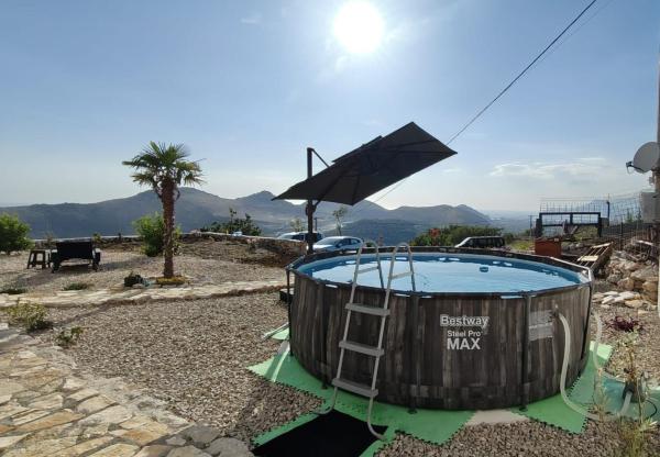 Studios Panoramablick Bar, Rezervovat  Hotely v Rap s bazénem, Bazén