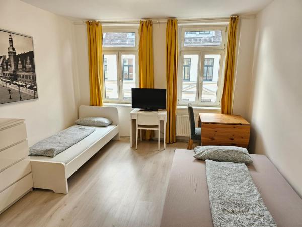 Leipzig Lindenau - Haus mit 2 Ferienwohnungen im Westen, Rezervovat  Lipsko Sasko