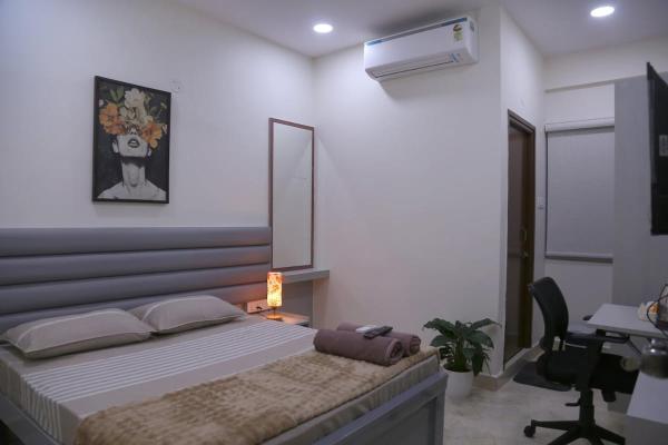 Yendluris- QueenBed Room-14 Kondapur, Gachibowli, Rezervovat  Lingampalli 