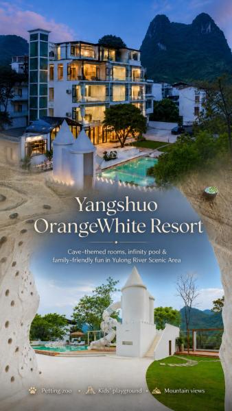 Yangshuo OrangeWhite Resort - An Exclusive Cave - Inspired Haven by the River - Featuring Panoramic Mountain Views-Infinity Pool & Alpaca Encounters & Tailor-Made Excursions, Rezervovat  Jang-šuo Guangxi