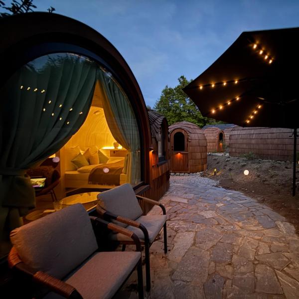 NEU Feinzeit Chalet mit privater Sauna, Rezervovat Chata Frensdorf Upper Franconia