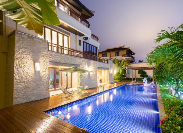 Sanya Haitang Bay Renguan Pool Villa Hotel -100 meters from the beach, adjacent to Atlantis Water World and duty free shops, Rezervovat  San-ja Hainan