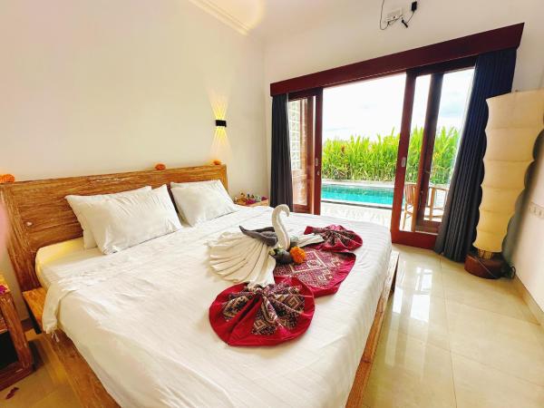 Umah Teba Villas - Rice Field View Private Haven w Shared Pool, Rezervovat  Hotely v Bali s bazénem, Bazén
