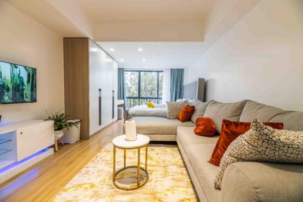 lovely fully furnished studio apartment in kilimani with unbeatable city views, Rezervovat  Nairobi Hotely...