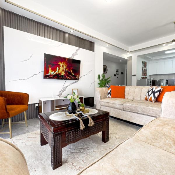 newly furnished three bedroom apartment with swimming pool fully equipped gym children playground ample parking space and unbeatable scenic city views, Rezervovat Apartmán Nairobi Nairobi