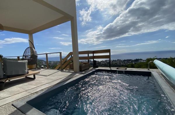 Villa Perle de louest - piscine et vue mer 180 sur la baie de St-Paul, Rezervovat  Saint-Paul Réunion