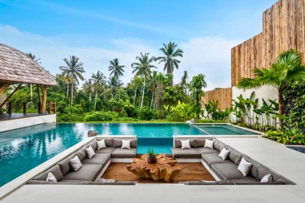 Fazeela Luster 6 BR Private Pool Villa, Rezervovat  Hotely v Bali s bazénem, Bazén