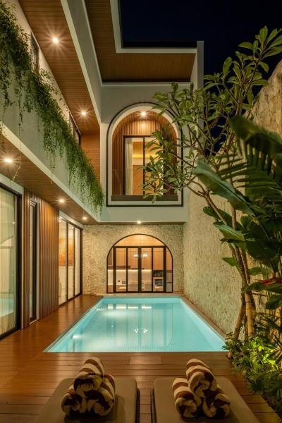 Brand New Modern 3br Luxury Villa at Berawa Canggu - Casa De Avisha, Rezervovat Vila Tibubeneng hotely s parkováním, Parkování