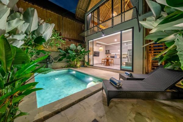 Green Harmony 2 - 1BR Ricefield Pool Villa, Rezervovat  Bali hotely s bazénem, Bazén