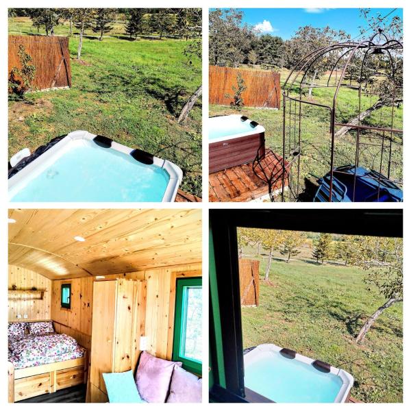 Terra Bulle Hébergement - Roulotte climatisée avec SPA privatif, Rezervovat  Villeneuve-sur-Lot Lot Valley