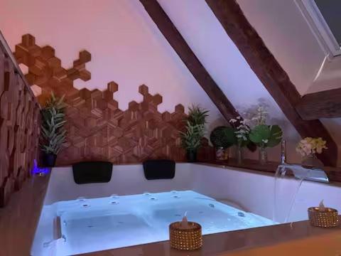 Love Room pour une escapade romantique avec Spa privatif, Rezervovat  Cher SPA hotely, SPA