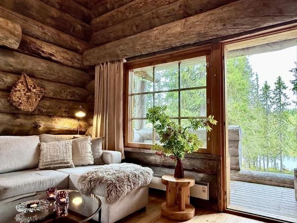 AURORA LAKE RUKA sauna, lakeside - Lapland Villas, Rezervovat  Rukatunturi North Ostrobothnia