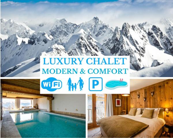 NEW Luxury Chalet Sapins - PRIVATE POOL- Mountains VIEW - Family & Comfort - SPECIAL LAUNCH OFFER, Rezervovat Chata Sainte-Foy-Tarentaise Tarentaise Valley