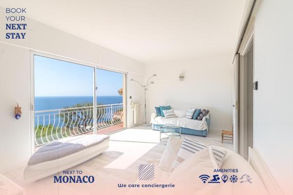 Family Villa-sea view, pool and garden near Monaco, Rezervovat  Monako hotely s bazénem, Bazén
