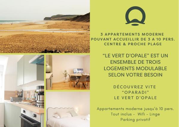'Le Vert d'Opale' Immeuble privatif 3 logements - Douceur et sérénité, Rezervovat  Le Portel 