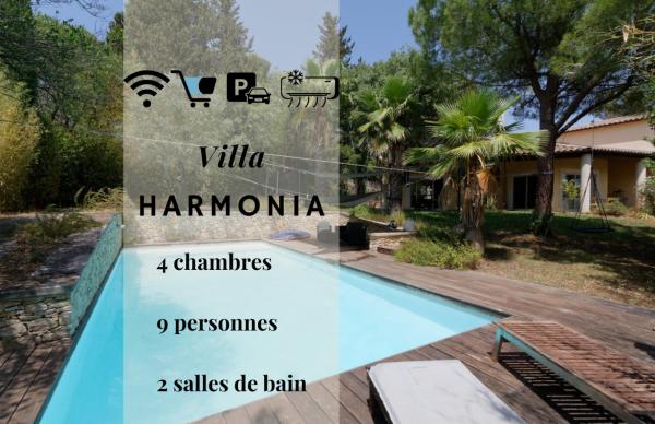114- Villa Harmonia, 4Chambres, Piscine, Clim, Rezervovat  Nîmes 
