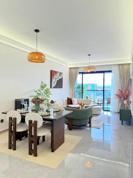 Executive living two bedroom apartment with fully equipped gym swimming pool children playing ground and amazing scenic city views in lavington, Rezervovat Apartmán Lavington Nairobi
