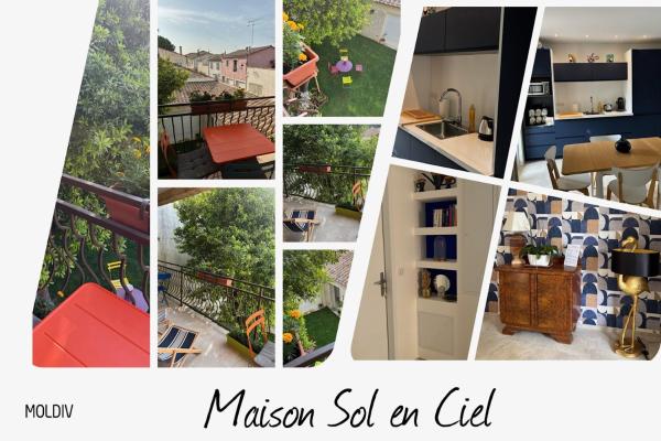 Maison sol en ciel Petit Dejeuner et Parking inclus, Rezervovat  Aigues-Mortes Camargue