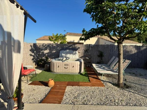 La Farigoule - Villa avec spa, clim, terrasse, Rezervovat  La Roque-sur-Ceze Gard