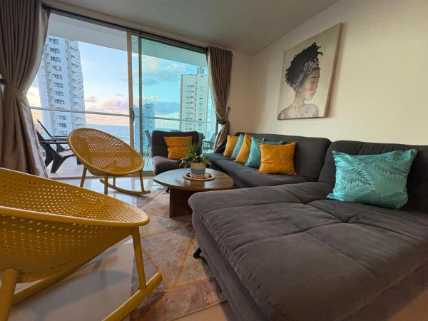 CARTAGENA 3BR WiFi AC pool Parking beach and sea alquileraptocartagena, Rezervovat  Cartagena Bolivar
