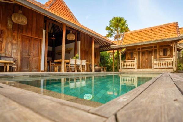 Avana Peaceful 4 BR Private Pool Villa, Rezervovat  Hotely v Bali s bazénem, Bazén