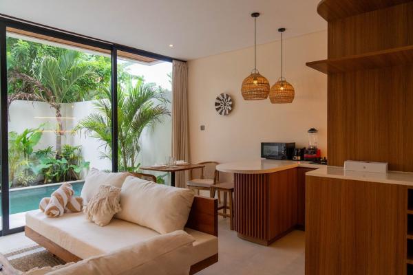 Serene Jungle Villa Private Pool and Work Space, Rezervovat  Bali hotely s bazénem, Bazén