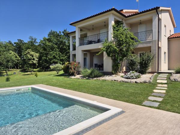 Villa Noela in Rakalj for 6 persons with large garden, kids playground - only 2,5 km from beach, Rezervovat  Rakalj hotely s bazénem, Bazén