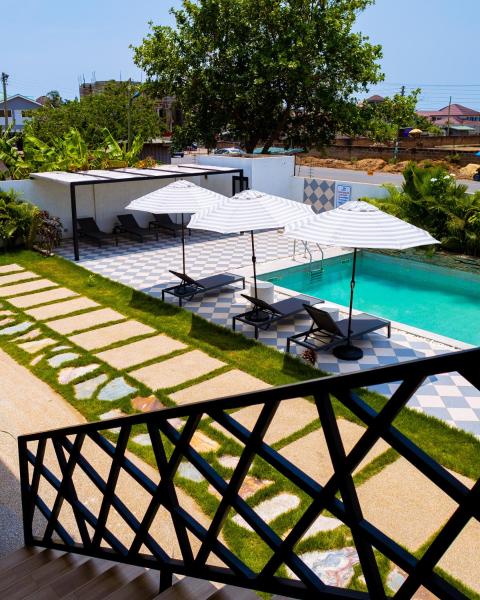 Pink House Boutique Hotel, Rezervovat  Hotely v Greater Accra s parkováním, Parkování