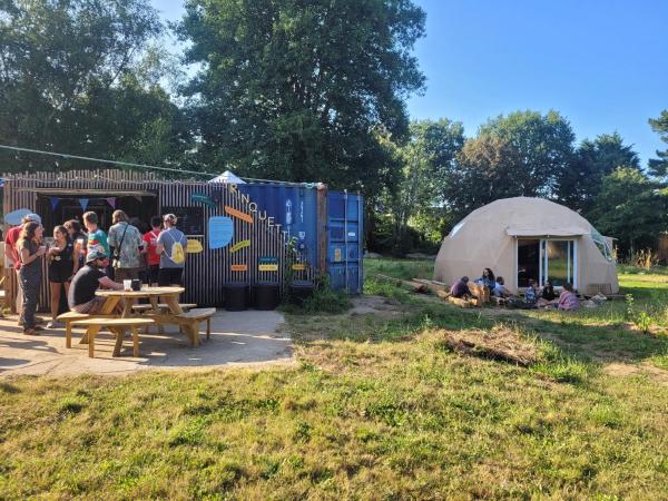 Camping éco-touristique et tiers-lieu apprenant - KERBOUZIER, Rezervovat  Melgven Bretaň